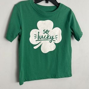 “So Lucky” Toddler Boys T-shirt Size 4-5